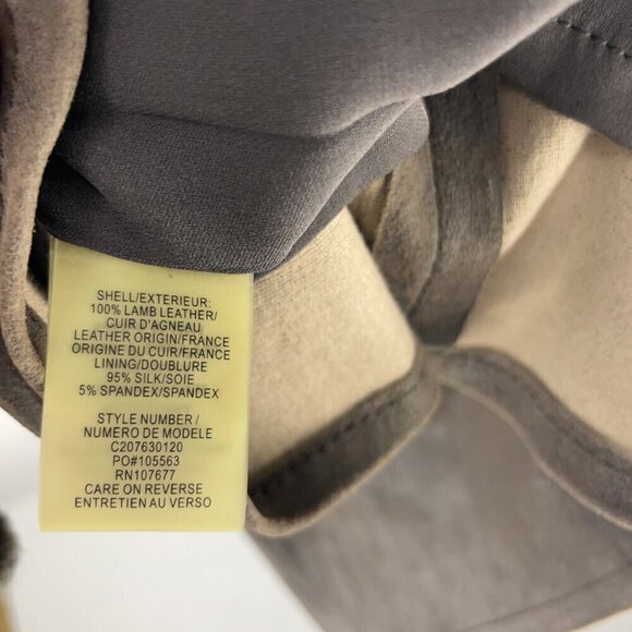 ALICE + OLIVIA Leather Lambskin Evening Cocktail Sheat Pencil Designer Dress s 8 - Picture 5 of 10